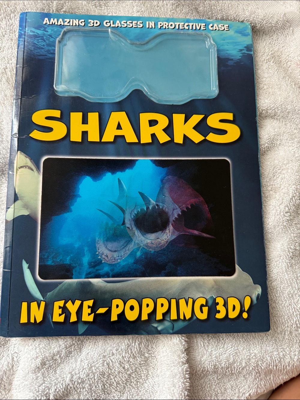Scholastic Sharks Book with Red and Blue 3D Glasses